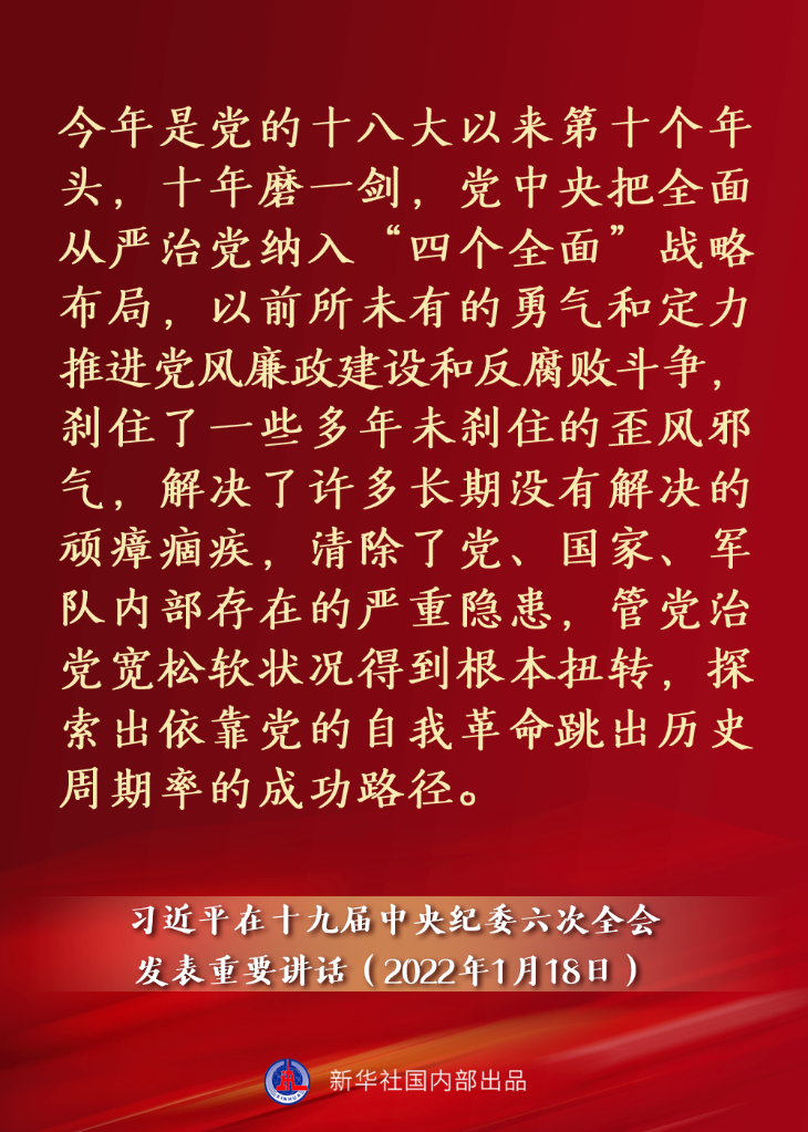 要點(diǎn)速覽丨習(xí)近平在十九屆中央紀(jì)委六次全會發(fā)表重要講話