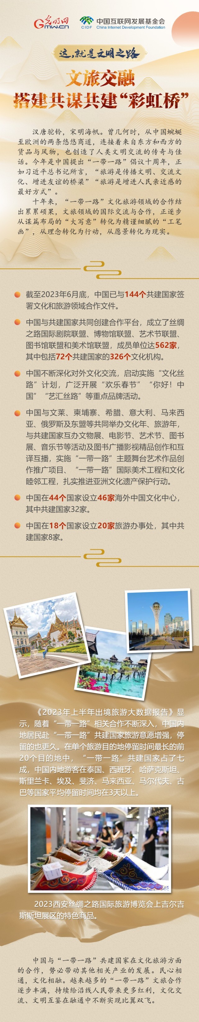 【大道共通】這，就是文明之路丨文旅交融 搭建共謀共建“彩虹橋”