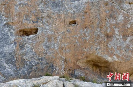 圖為動物巖畫。(資料圖) 呼和巴爾斯 攝