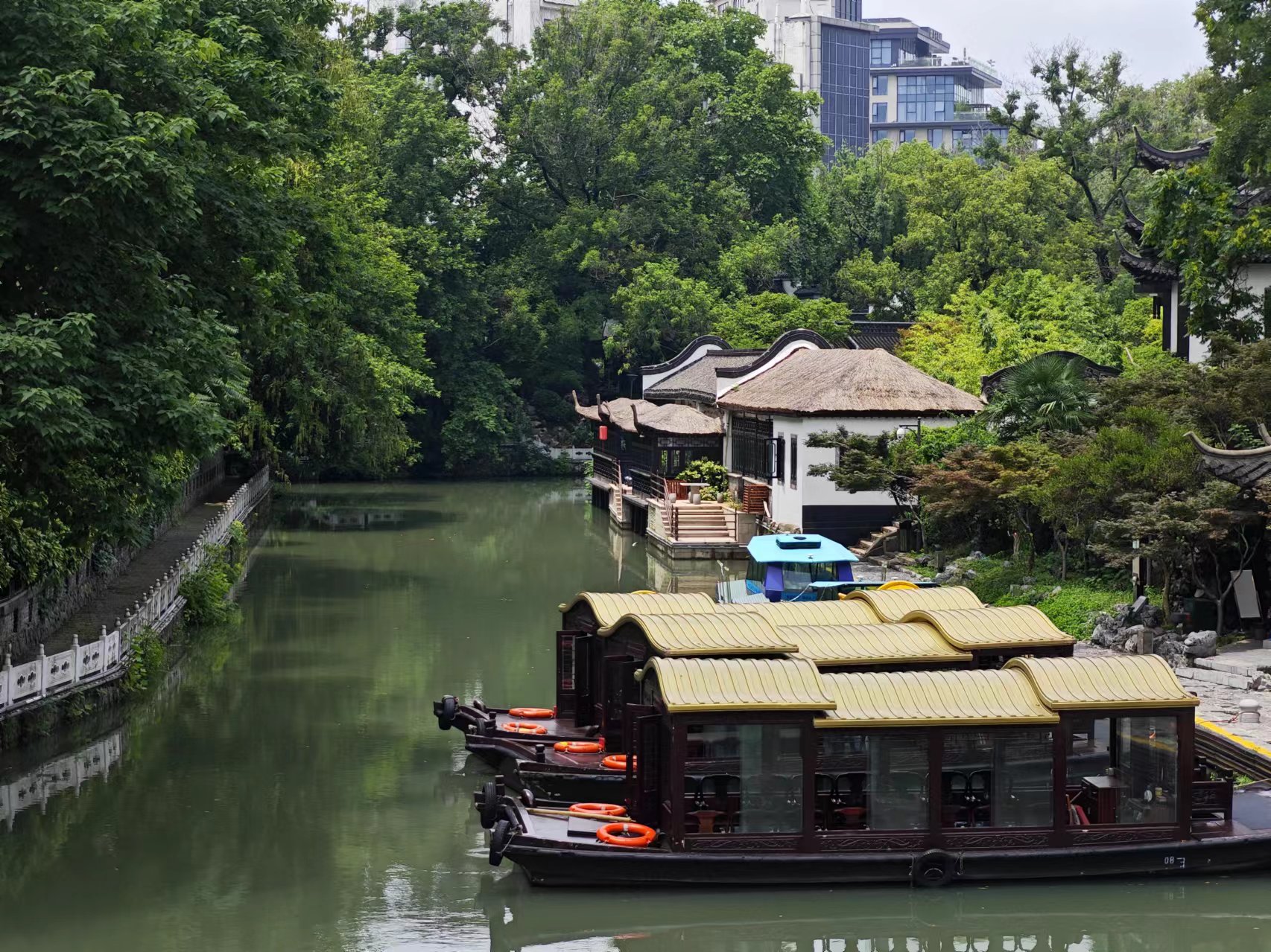 揚州大運河文化旅游度假區(qū)一角。人民網(wǎng)記者 黃鈺攝