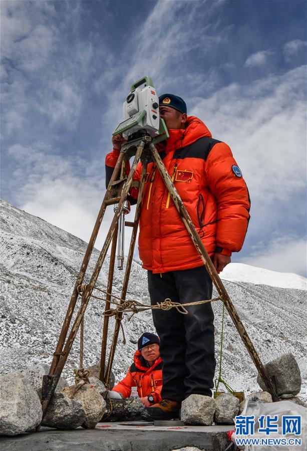 （2020珠峰高程測量）（3）自然資源部第一大地測量隊(duì)對(duì)珠峰峰頂進(jìn)行交會(huì)觀測